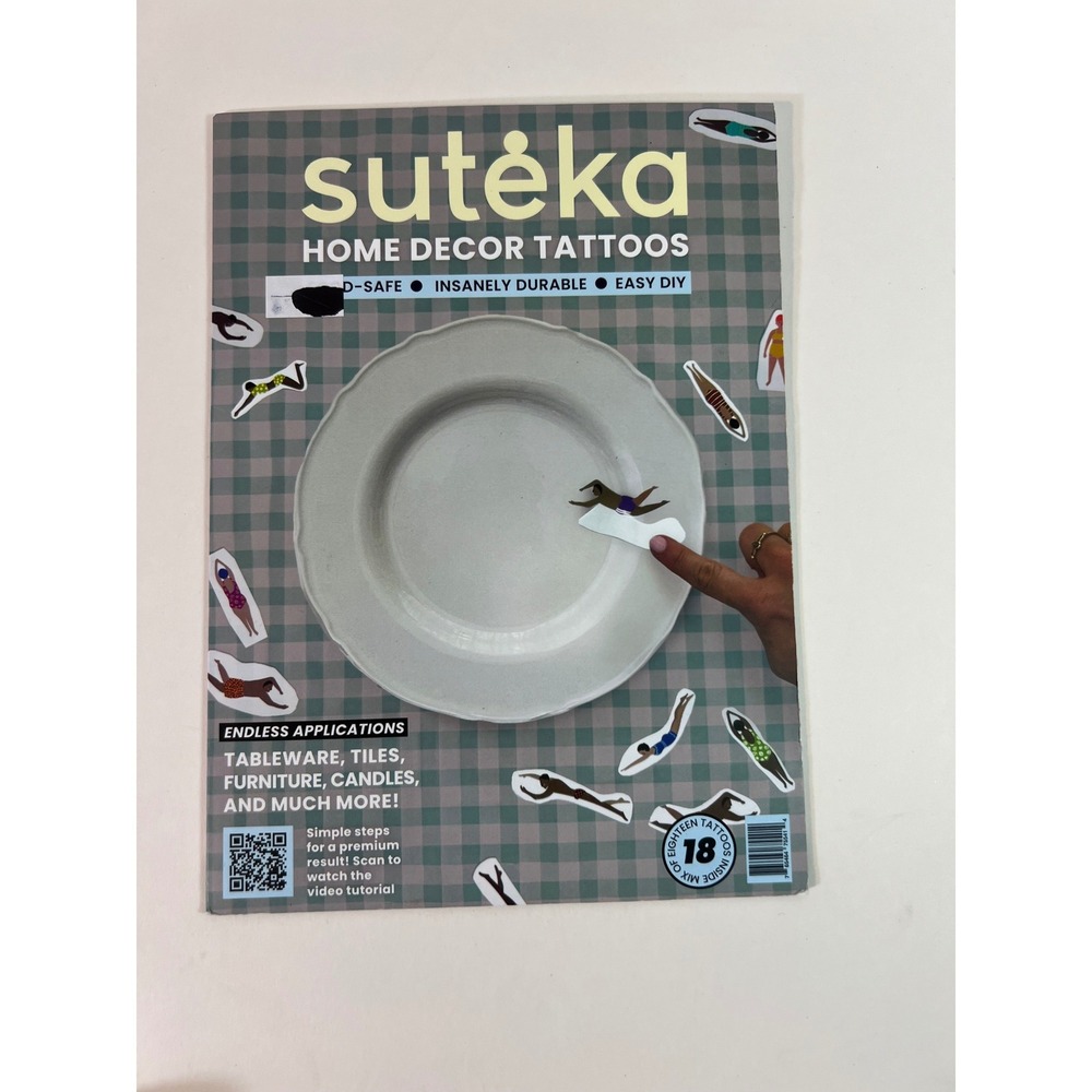 Suteka Home Decor Tattoos Swimmers 18 Tattoos Food Safe Easy DIY NIP #1